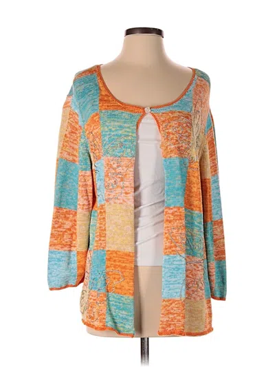Pre-owned Jh Collectibles Cardigan Sweater In Orange