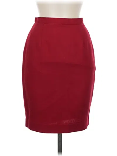 Pre-owned Jh Collectibles Formal Skirt In Burgundy
