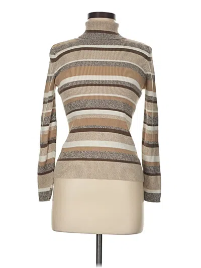 Pre-owned Jh Collectibles Turtleneck Sweater In Brown