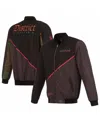 Jh Design Men's Black Washington Wizards 2023/24 City Edition Full-zip Bomber Jacket In Black