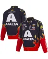 Jh Design Navy/red William Byron Axalta Full-snap Twill Uniform Jacket In Blue