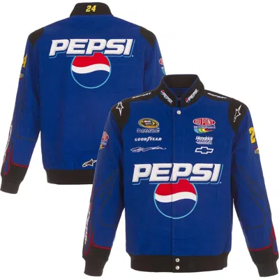 Jh Design Royal Jeff Gordon Pepsi Full-snap Twill Uniform Jacket