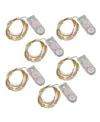 Jh Specialties Inc/lumabase Lumabase Battery Operated Fairy String Lights, Set Of 6 In White