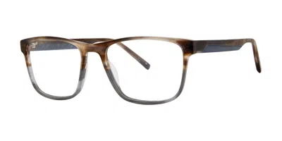 Jhane Barnes Arbitrary Men's Glasses, Brown, Size 53