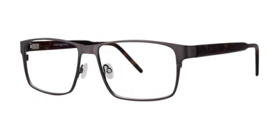 Jhane Barnes Code Men's Glasses, Gunmetal, Size 55 In Gray