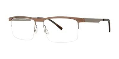 Jhane Barnes Irregular Men's Glasses, Brown, Size 55