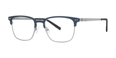 Jhane Barnes Modal Navy Men's Glasses Blue Size 50 - Free Lenses - Blue Light Block Available In Black