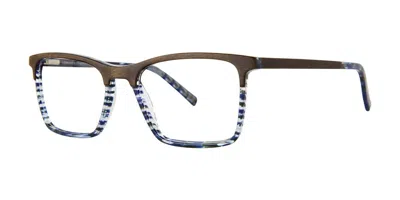 Jhane Barnes Row Of Operations Men's Glasses, Blue, Size 55