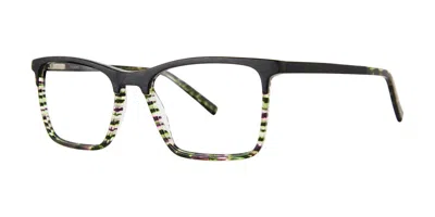 Jhane Barnes Row Of Operations Men's Glasses, Green, Size 55