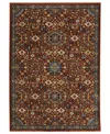 Jhb Design Aberdeen 006r1 2' X 3' Area Rug In Red,multi