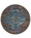 Jhb Design Andorra Ardebil 3'3" X 5'2" Area Rug In Blue