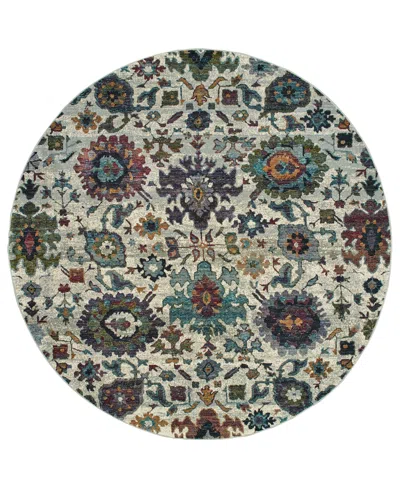 Jhb Design Andorra Catalan 7'10" X 10'10" Area Rug In Stone