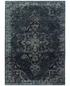 Jhb Design Journey Charlemagne 3'3" X 5'2" Area Rug In Blue
