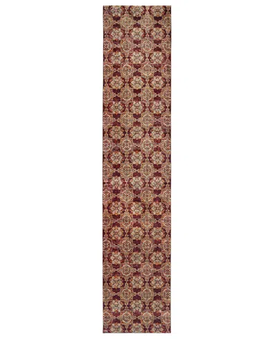Jhb Design Andorra Vella 5'3" X 7'3" Area Rug In Red