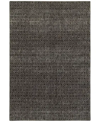 Jhb Design Atlas Dig 1'10" X 3'2" Area Rug In Black