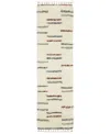 Jhb Design Axis Ax04a 2'3" X 7'6" Runner Area Rug In Ivory