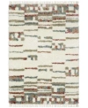 Jhb Design Vertical Shag Vls06a Area Rug In Ivory