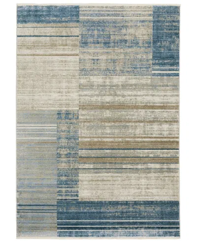 Jhb Design Bauer 090 3'10" X 5'5" Area Rug In Blue