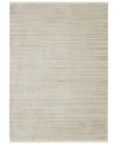 Jhb Design Bauer 4150e 6'7" X 9'6" Area Rug In Beige