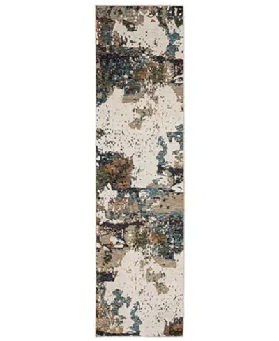 Jhb Design Evolution 0981a 2'6" X 12' Runner Area Rug In Ivory