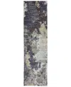 Jhb Design Evolution Rowan 2'3" X 8' Runner Area Rug In Navy,blue