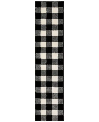 Jhb Design Georgia 678 1'10" X 7'6" Runner Area Rug In Black