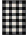 Jhb Design Georgia 678 5'3" X 7'3" Area Rug In Black