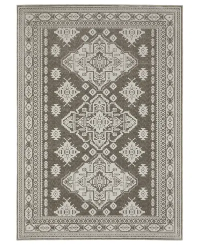 Jhb Design Intrigue Int06 5'3" X 7'6" Area Rug In Gray