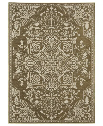 Jhb Design Intrigue Int11 3'10" X 5'5" Area Rug In Gold,beige