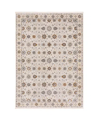Jhb Design Maharaja 71w Ivory And Gold 7'10" X 10'10" Area Rug In Ivory,gold
