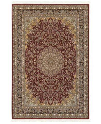 Jhb Design Paragon Medallion Red 9'10" X 12'10" Area Rug