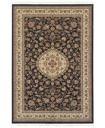 JHB DESIGN MASTERPIECE RANI NAVY 5'3" X 7'6" AREA RUG