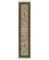 Jhb Design Masterpiece Tabriz Ivory 2'3" X 10' Runner