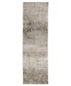 Jhb Design Nebulous 050j9 2'3" X 7'6" Runner Area Rug In Beige