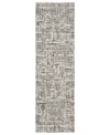 Jhb Design Nebulous 050j9 2'3" X 7'6" Runner Area Rug In Ivory