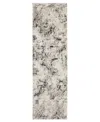 Jhb Design Nebulous 050j9 2'3" X 7'6" Runner Area Rug In Ivory