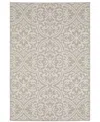 Jhb Design Portofino Outdoor 1831 5'3" X 7'3" Area Rug In Beige