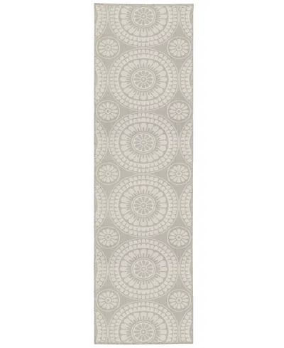 JHB DESIGN PORTOFINO OUTDOOR 1832 1'10" X 7'3" RUNNER AREA RUG