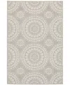 Jhb Design Portofino Outdoor 5098 5'3" X 7'3" Area Rug In Beige