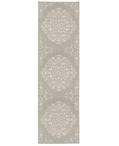 JHB DESIGN PORTOFINO OUTDOOR 6649 1'10" X 7'3" RUNNER AREA RUG