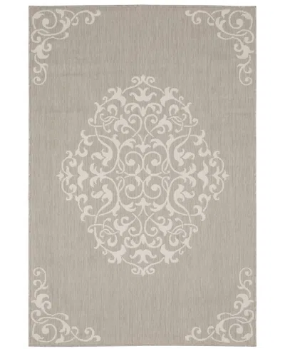 Jhb Design Portofino Outdoor 6649 6'7" X 9'2" Area Rug In Beige