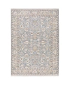 JHB DESIGN S KUMAR KUM03 BLUE AND IVORY 2'3" X 7'6" RUNNER RUG