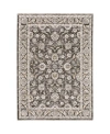 JHB DESIGN S KUMAR KUM03 GRAY AND IVORY 6'7" X 9'6" AREA RUG