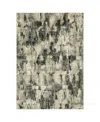 Jhb Design Seneca Sen02 5'3" X 7'3" Area Rug In Gray