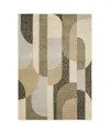 Jhb Design Strada Str02 3'3" X 5'2" Area Rug In Brown