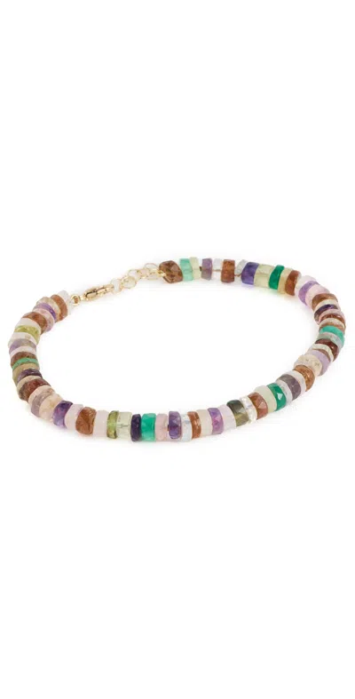 Jia Jia 14k Rainbow Gemstone Bracelet Multicolored