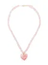 Jia Jia 14k Yellow Gold Aurora Rhodochrosite Necklace In Gold