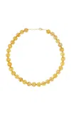 Jia Jia 14k Yellow Gold Citrine Sphere Necklace