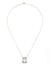 Jia Jia 14k Yellow Gold Diamond Necklace In Silver