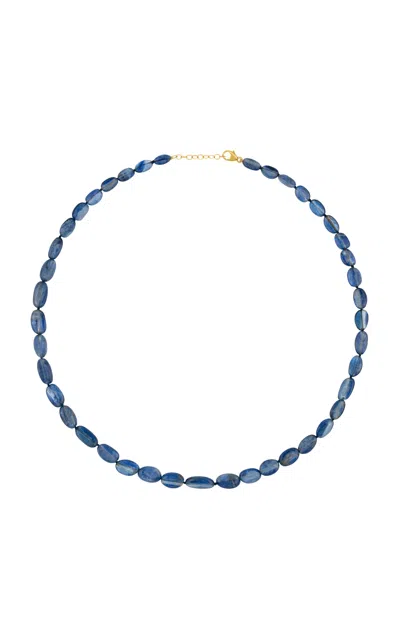 Jia Jia 14k Yellow Gold Kyanite Necklace In Blue